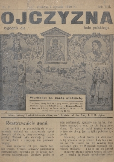 Ojczyzna : tygodnik dla ludu polskiego. 1910, nr 2