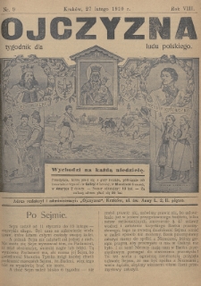 Ojczyzna : tygodnik dla ludu polskiego. 1910, nr 9