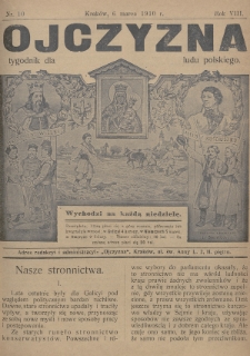 Ojczyzna : tygodnik dla ludu polskiego. 1910, nr 10