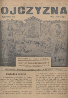 Ojczyzna : tygodnik dla ludu polskiego. 1910, nr 16