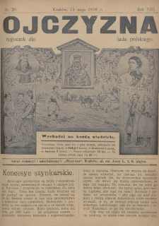Ojczyzna : tygodnik dla ludu polskiego. 1910, nr 20