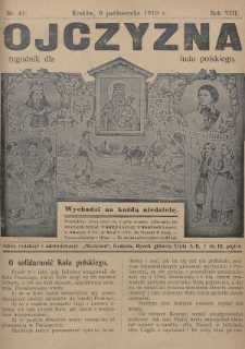 Ojczyzna : tygodnik dla ludu polskiego. 1910, nr 41
