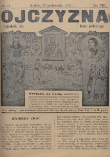 Ojczyzna : tygodnik dla ludu polskiego. 1910, nr 42