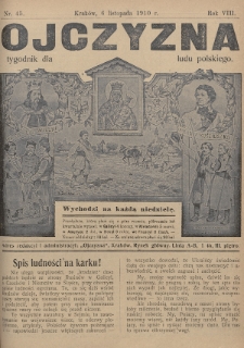 Ojczyzna : tygodnik dla ludu polskiego. 1910, nr 45