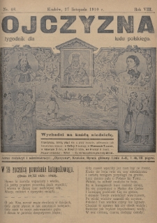 Ojczyzna : tygodnik dla ludu polskiego. 1910, nr 48