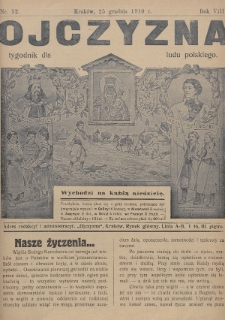 Ojczyzna : tygodnik dla ludu polskiego. 1910, nr 52