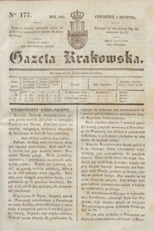 Gazeta Krakowska. 1835, nr 177