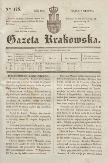 Gazeta Krakowska. 1835, nr 178