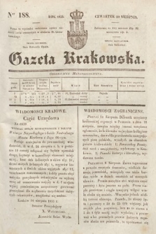 Gazeta Krakowska. 1835, nr 188