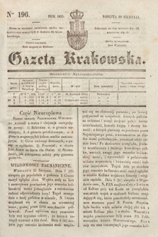 Gazeta Krakowska. 1835, nr 196