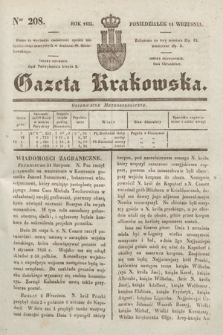 Gazeta Krakowska. 1835, nr 208