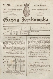 Gazeta Krakowska. 1835, nr 210