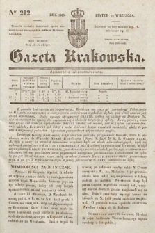 Gazeta Krakowska. 1835, nr 212