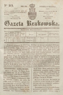 Gazeta Krakowska. 1835, nr 215