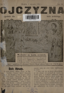 Ojczyzna : tygodnik dla ludu polskiego. 1911, nr 1