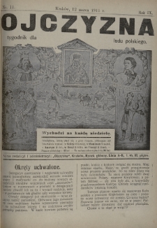 Ojczyzna : tygodnik dla ludu polskiego. 1911, nr 11
