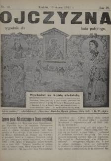 Ojczyzna : tygodnik dla ludu polskiego. 1911, nr 12