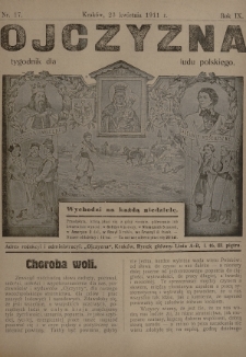 Ojczyzna : tygodnik dla ludu polskiego. 1911, nr 17