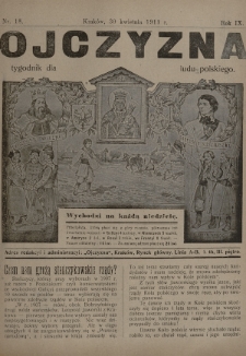 Ojczyzna : tygodnik dla ludu polskiego. 1911, nr 18