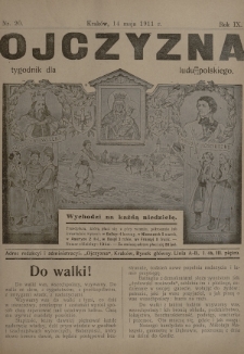 Ojczyzna : tygodnik dla ludu polskiego. 1911, nr 20