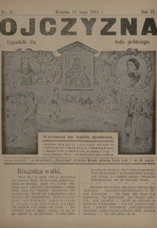 Ojczyzna : tygodnik dla ludu polskiego. 1911, nr 21