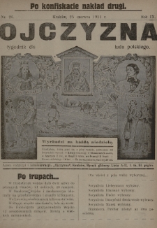 Ojczyzna : tygodnik dla ludu polskiego. 1911, nr 26 (po konfiskacie nakład drugi)