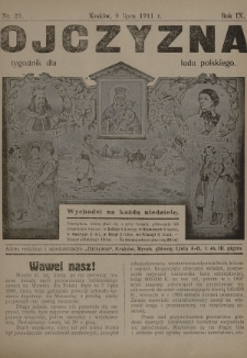 Ojczyzna : tygodnik dla ludu polskiego. 1911, nr 29