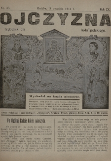 Ojczyzna : tygodnik dla ludu polskiego. 1911, nr 36