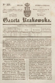 Gazeta Krakowska. 1835, nr 221