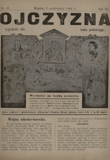 Ojczyzna : tygodnik dla ludu polskiego. 1911, nr 41