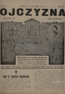 Ojczyzna : tygodnik dla ludu polskiego. 1911, nr 44