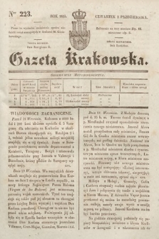 Gazeta Krakowska. 1835, nr 223