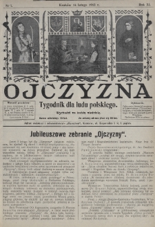 Ojczyzna : tygodnik dla ludu polskiego. 1913, nr 7 (po konfiskacie nakład drugi)