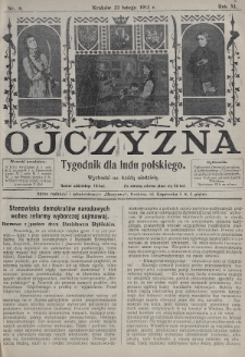 Ojczyzna : tygodnik dla ludu polskiego. 1913, nr 8