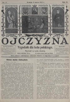 Ojczyzna : tygodnik dla ludu polskiego. 1913, nr 9