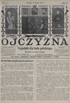 Ojczyzna : tygodnik dla ludu polskiego. 1913, nr 11