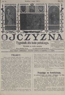 Ojczyzna : tygodnik dla ludu polskiego. 1913, nr 18
