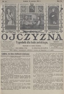 Ojczyzna : tygodnik dla ludu polskiego. 1913, nr 24