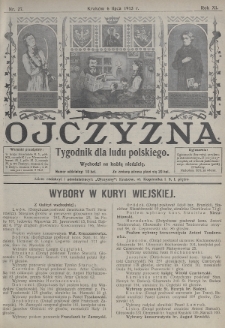 Ojczyzna : tygodnik dla ludu polskiego. 1913, nr 27