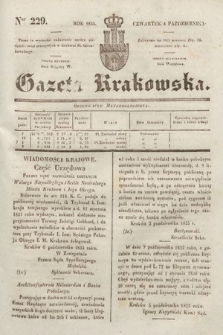 Gazeta Krakowska. 1835, nr 229