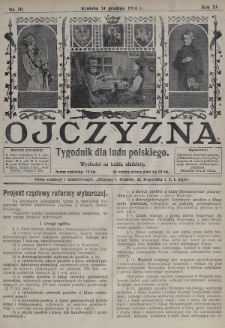 Ojczyzna : tygodnik dla ludu polskiego. 1913, nr 50