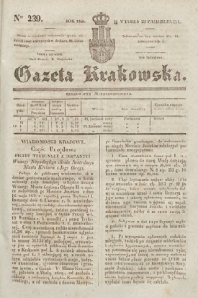 Gazeta Krakowska. 1835, nr 239