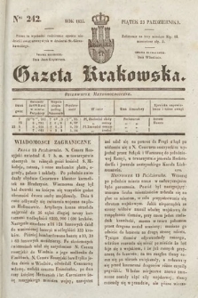 Gazeta Krakowska. 1835, nr 242