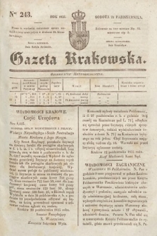 Gazeta Krakowska. 1835, nr 243