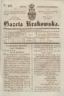 Gazeta Krakowska. 1835, nr 247
