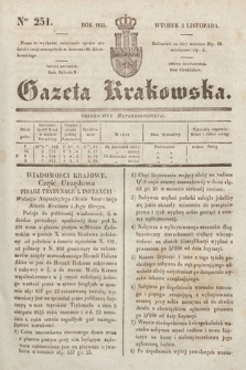 Gazeta Krakowska. 1835, nr 251