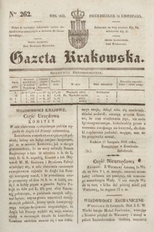 Gazeta Krakowska. 1835, nr 262