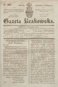 Gazeta Krakowska. 1835, nr 265