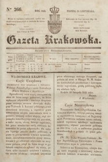 Gazeta Krakowska. 1835, nr 266