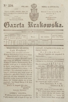Gazeta Krakowska. 1835, nr 270